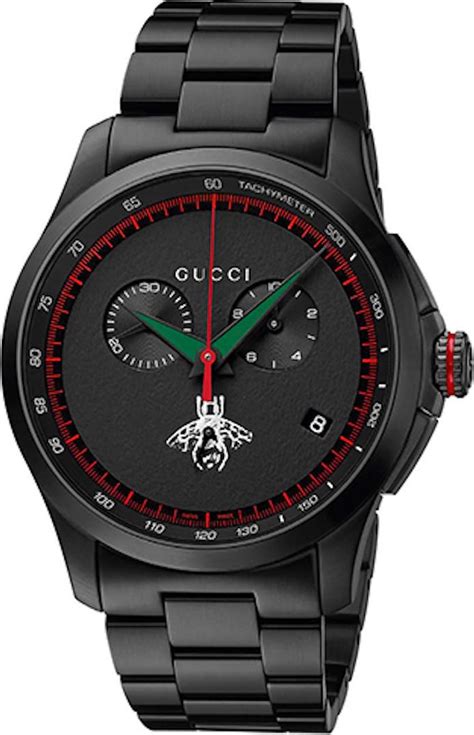 gucci watch no face|gucci black chronograph watch.